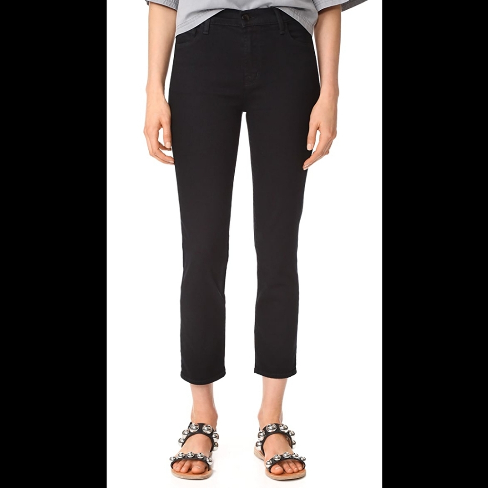 J Brand Jeans Ruby Hi-Rise Black Denim